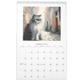 Katzen-Kunst-Wandkalender 2027 Kalender (Mär 2027)