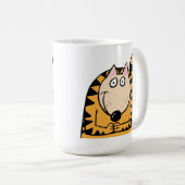 Katzen-Lächeln Kaffeetasse (VorderseiteRechts)