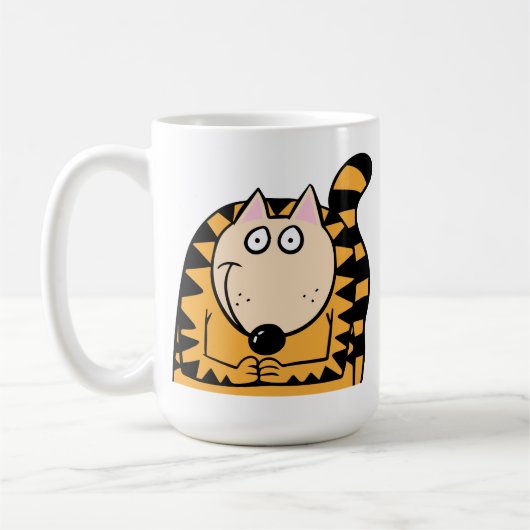 Katzen-Lächeln Kaffeetasse (Links)