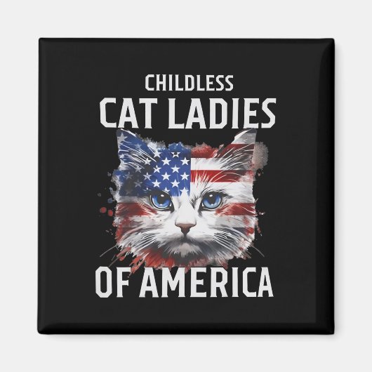 Katzen - Ladys gegen den Faschismus 1 Magnet (Vorne)