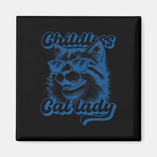 Katzen - Ladys gegen den Faschismus 2 Magnet (Vorne)
