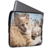 Katzen Laptopschutzhülle (Vorne Rechts)