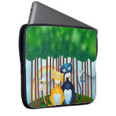 Katzen Laptopschutzhülle (Vorne Rechts)