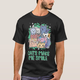 Katzen lassen mich Motivierend Zitat Katzenklatsch T-Shirt