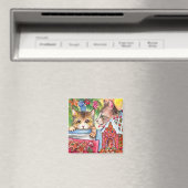 Katzen & Lebkuchen Cookies Magnet (In Situ (Geschirrspüler))