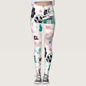 Katzen Leggings (Vorderseite)