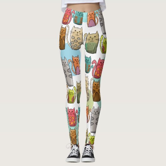Katzen! Leggings (Vorderseite)