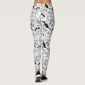 Katzen Leggings (Rückseite)