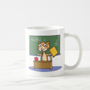 Katzen-Lehrer Kaffeetasse