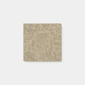 Katzen-Leopardendruck 3 x 3 Post-it Klebezettel (Vorderseite)