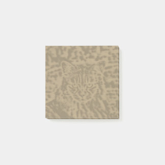 Katzen-Leopardendruck 3 x 3 Post-it Klebezettel