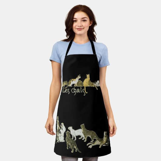 Katzen (Les Chats), Alexandre Steinlen Schürze (Getragen)