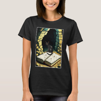 Katzen lesen Bücher auf Ihrem T - Shirt