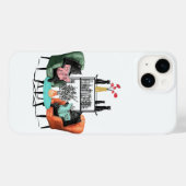 Katzen lesen Bücher Case-Mate iPhone Hülle (Rückseite (Horizontal))