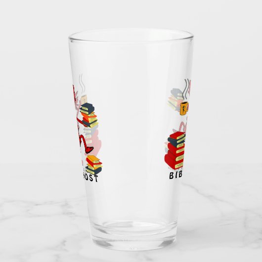 Katzen Liebe Bücher Glas (Links)