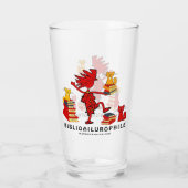 Katzen Liebe Bücher Glas (Rückseite)