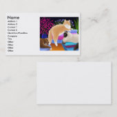 Katzen-Liebe-frische Wäscherei-Visitenkarte Visitenkarte (Vorne/Hinten)