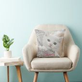 Katzen-Liebe - Geschenk für beliebtes Design Kissen (Stuhl )