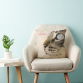 Katzen-Liebe - Geschenk für beliebtes Design Kissen (Stuhl )