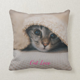 Katzen-Liebe - Geschenk für beliebtes Design Kissen