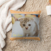 Katzen-Liebe - Geschenk für beliebtes Design Kissen (Decke)