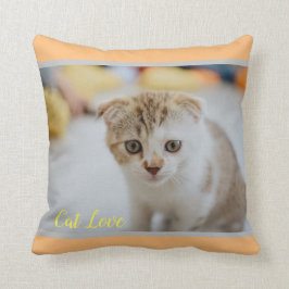 Katzen-Liebe - Geschenk für beliebtes Design Kissen