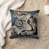 Katzen-Liebe - Geschenk für beliebtes Design Kissen (Decke)