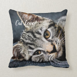 Katzen-Liebe - Geschenk für beliebtes Design Kissen