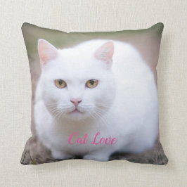 Katzen-Liebe - Geschenk für beliebtes Design Kissen