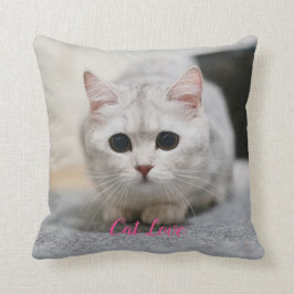 Katzen-Liebe - Geschenk für beliebtes Design Kissen