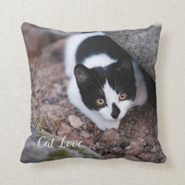 Katzen-Liebe - Geschenk für beliebtes Design Kissen