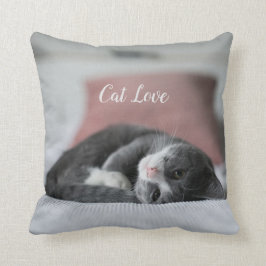 Katzen-Liebe - Geschenk für beliebtes Design Kissen