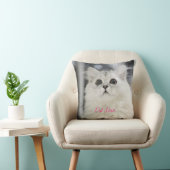 Katzen-Liebe - Geschenk für beliebtes Design Kissen (Stuhl )