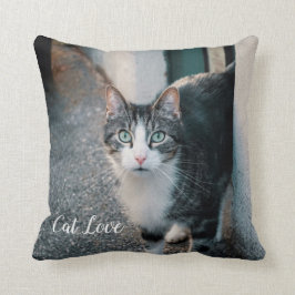 Katzen-Liebe - Geschenk für beliebtes Design Kissen