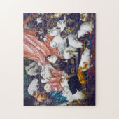 Katzen (Liebe meiner Ehefrau), Carl Kahler Puzzle (Vertikal)