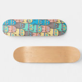 Katzen Liebe Skateboard (Horizontal)