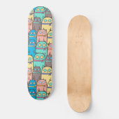 Katzen Liebe Skateboard (Vorderseite)