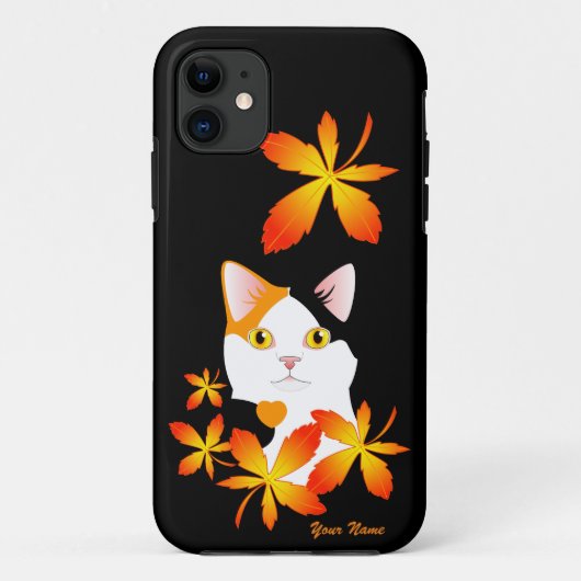 Katzen-Liebefall Mikes japanischer Bobtail Case-Mate iPhone Hülle (Rückseite)