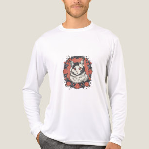 Katzen lieben Kunstdesign   Katzenliebhaber Design Tri-Blend Shirt