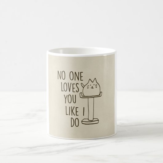 Katzen-Lieben Sie, wie ich Keramik-Tasse tue Kaffeetasse (Mittel)