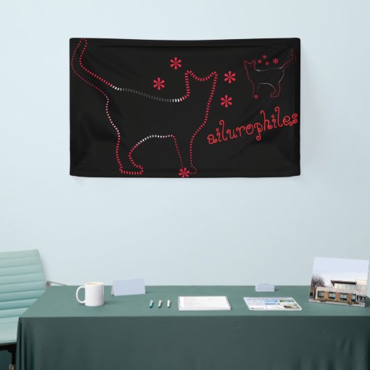 Katzen-Liebhaber Banner (Messeveranstaltung)