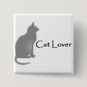 Katzen-Liebhaber Button