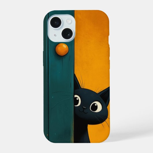 Katzen Liebhaber des Kindes iPhone 15 Hülle (Rückseite)