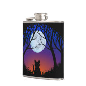 Katzen-Liebhaber-Flaschen-kundenspezifische Flachmann (Links)