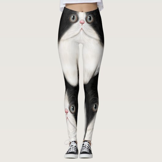Katzen-Liebhaber Furball Leggings (Vorderseite)
