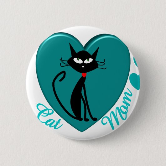 Katzen-Liebhaber-Geschenke Button (Vorderseite)