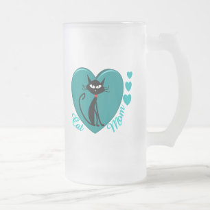 Katzen-Liebhaber-Geschenke Mattglas Bierglas