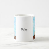 Katzen-Liebhaber-Geschenkorange Kaffeetasse (Mittel)