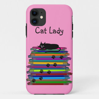 Katzen-Liebhaber iPhone 5 Fall "Katzen-Dame " Case-Mate iPhone Hülle