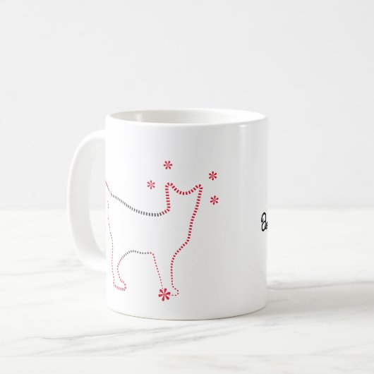 Katzen-Liebhaber Kaffeetasse (Vorderseite Links)